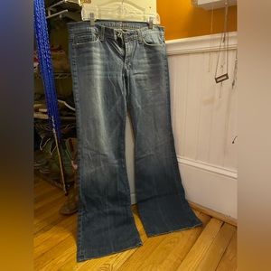 Sevens for all man kind boot cut jeans